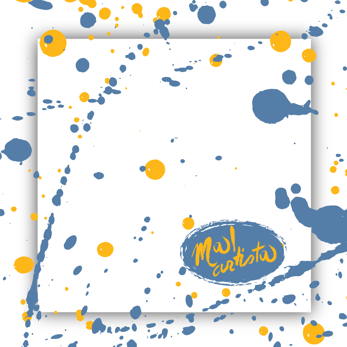 "CREATIVE SPLATTER" Stainless Steel Travel Mug | Matte Insulated Coffee Cup